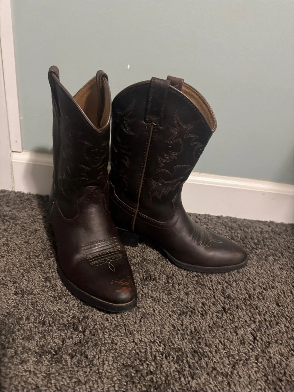 Ariat Kids Brown Western Pull-On Boots